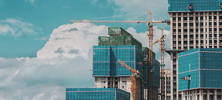 Construction Site and Clouds